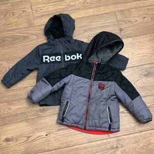 Boys 3T Reebok jacket and Gerry coat